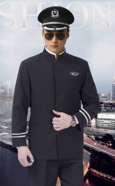 灰色保安服定制